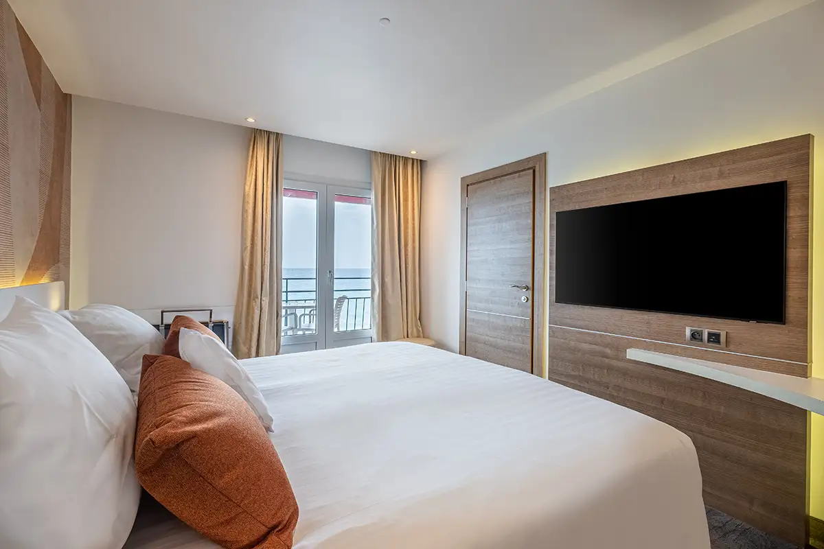 Suite élégante vue sur mer